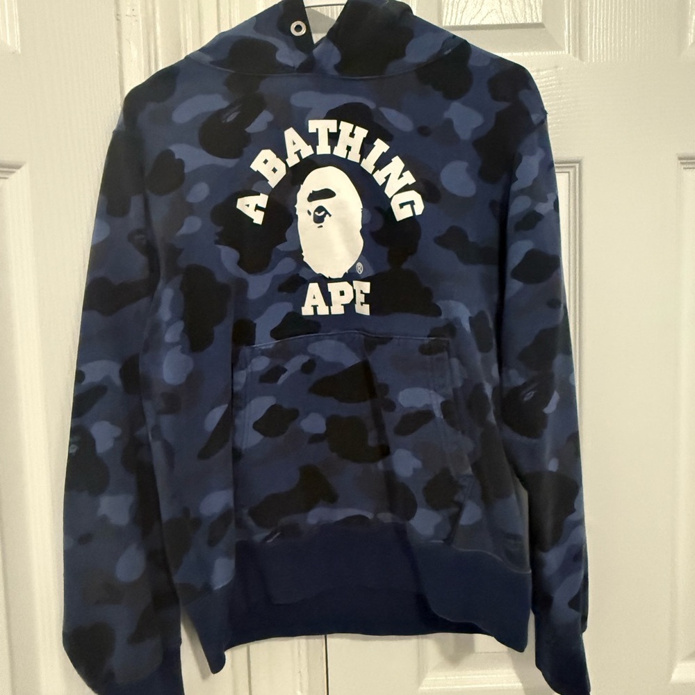 Bape Blue Camo Hoodie